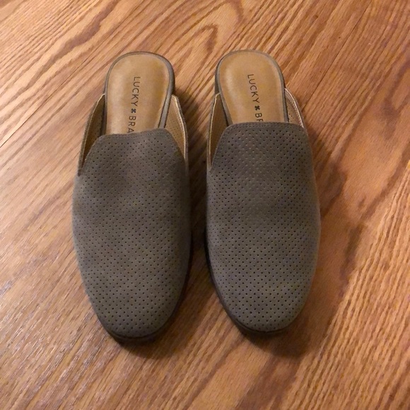 Lucky Brand Shoes - Lucky Brand Grey Mules